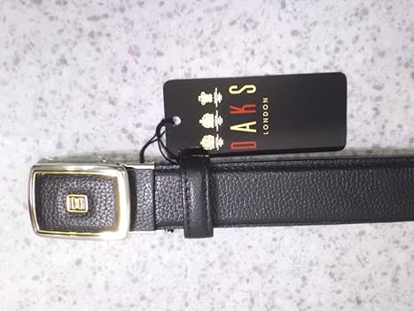 DAKS LONDON ブラックベルト ウエスト100cm DAKS LONDON ブラックベルト ウエスト100cm